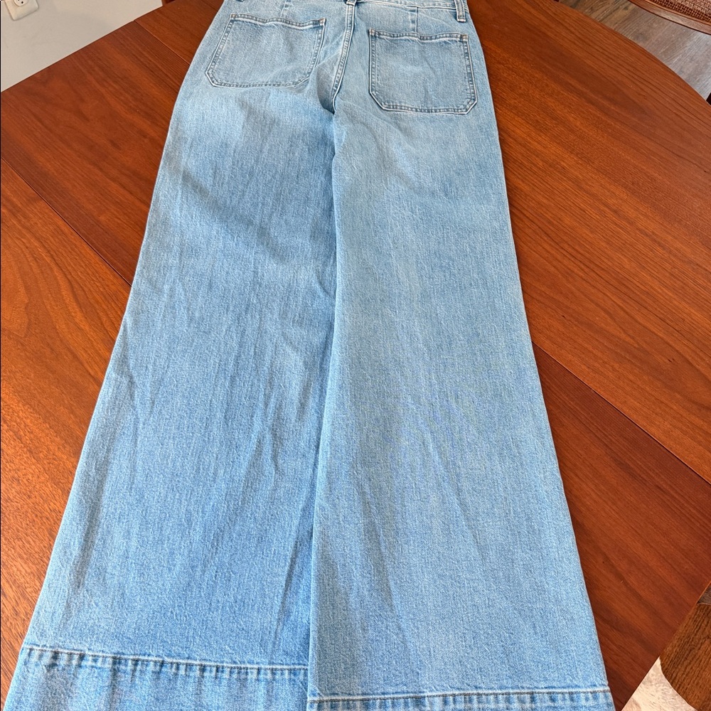 J. Crew Wide Leg Denim Front Pocket Sz 29